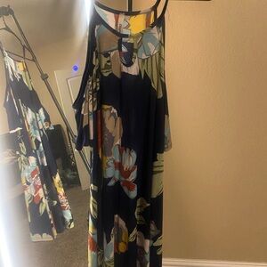 Elegant Floral Maxi Dress
